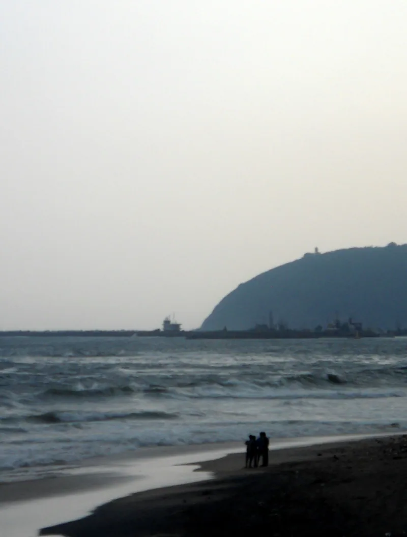 Dolphin's Nose hill seen across the coast from RK Beach