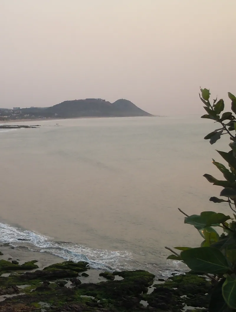 Coastal view from Tenneti Park in Visakhapatnam