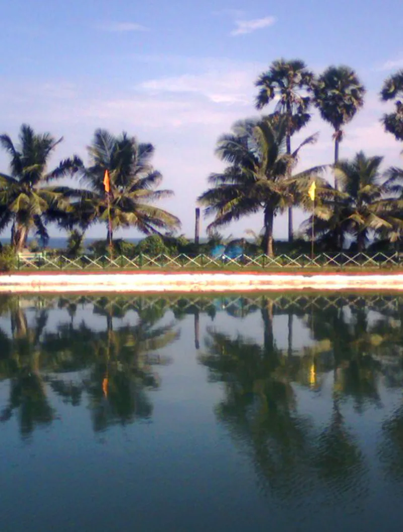 Water pond at VUDA Park in Visakhapatnam